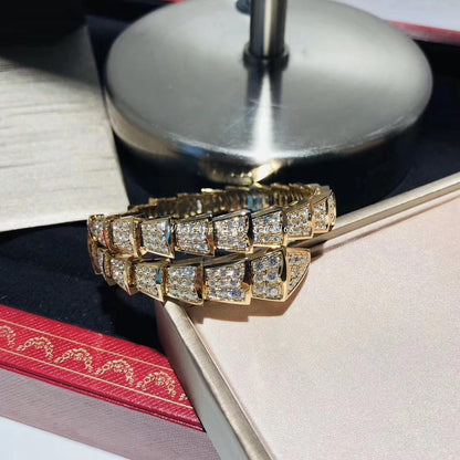 [Raffine]SERPENTI BRACELET 8MM GOLD DIAMOND
