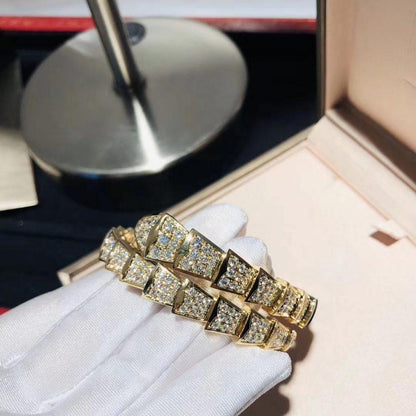 [Raffine]SERPENTI BRACELET 8MM GOLD DIAMOND