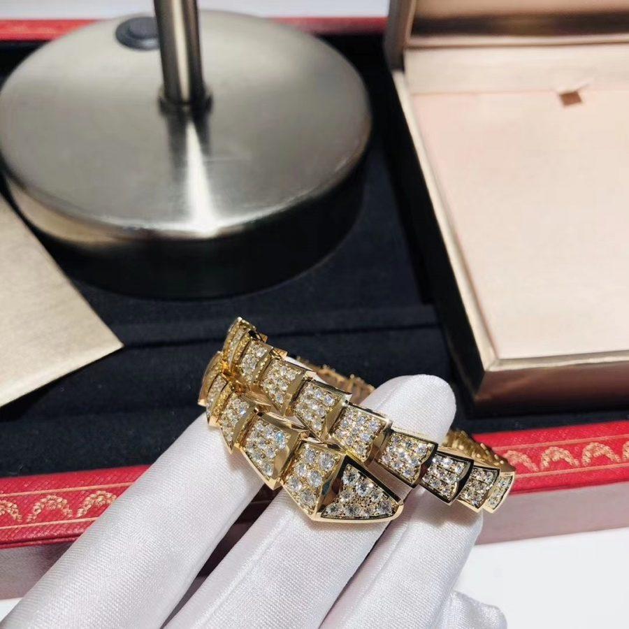 [Raffine]SERPENTI BRACELET 8MM GOLD DIAMOND