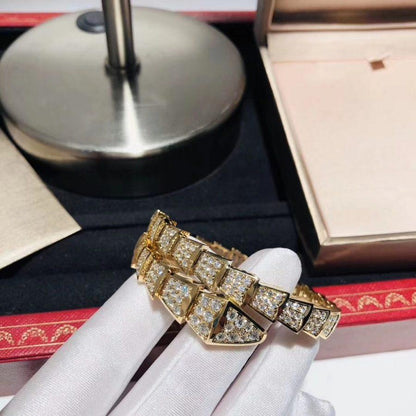 [Raffine]SERPENTI BRACELET 8MM GOLD DIAMOND