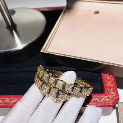 [Raffine]SERPENTI BRACELET 8MM GOLD DIAMOND