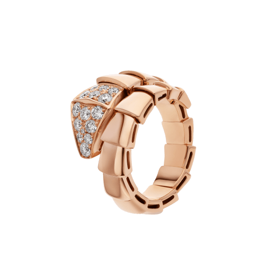 [Raffine]ANILLO SERPENTI ORO ROSA DIAMANTE