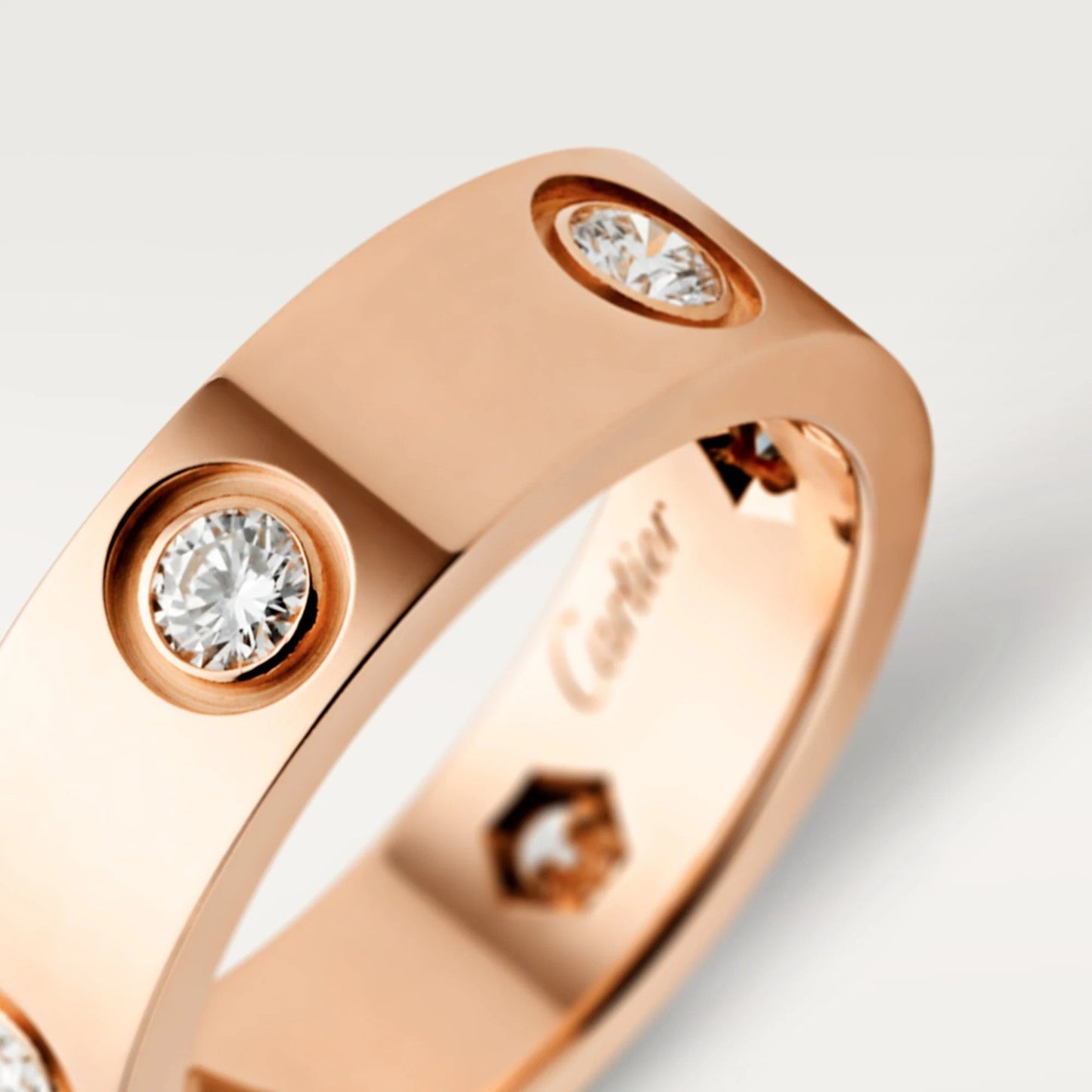 [Raffine]LOVE 5.5MM 6 DIAMOND RING