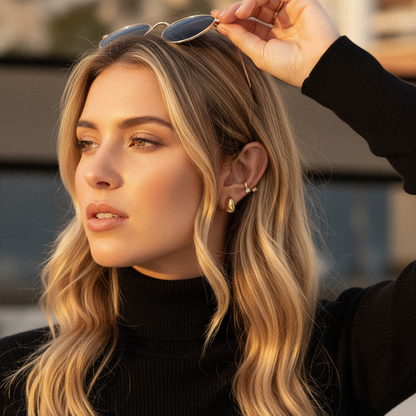[Raffine]Velvette Gold Earrings