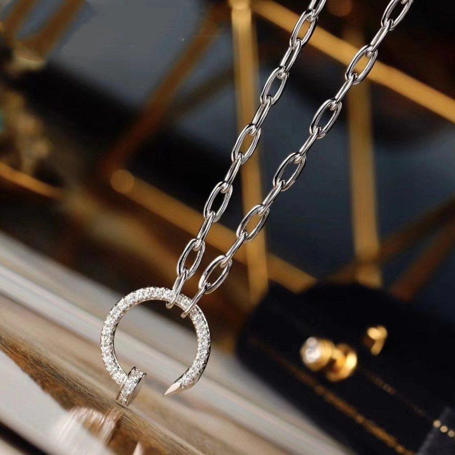 [Raffine]JUSTE NECKLACE FULL DIAMONDS