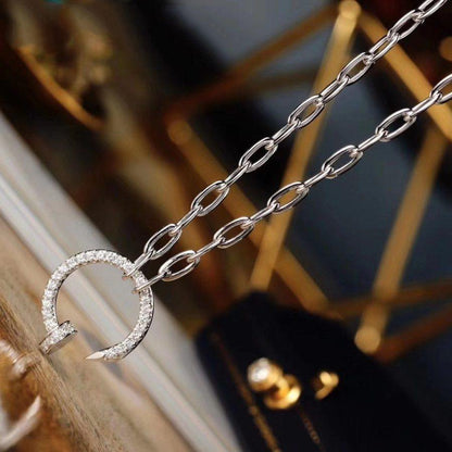 [Raffine]COLLAR JUSTE DIAMANTES