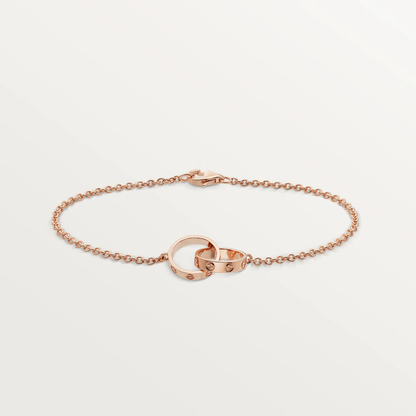 [Raffine]LOVE BRACELET DOUBLE RING