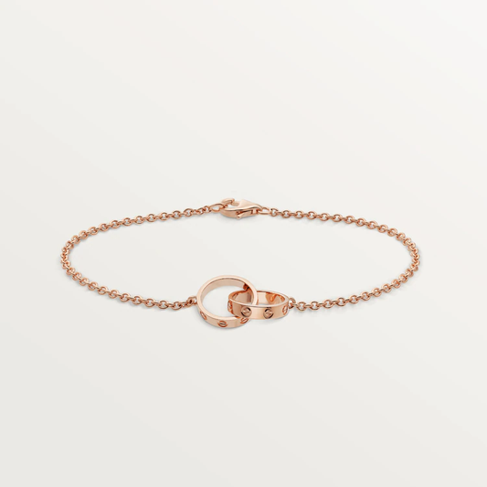 [Raffine]LOVE BRACELET DOUBLE RING