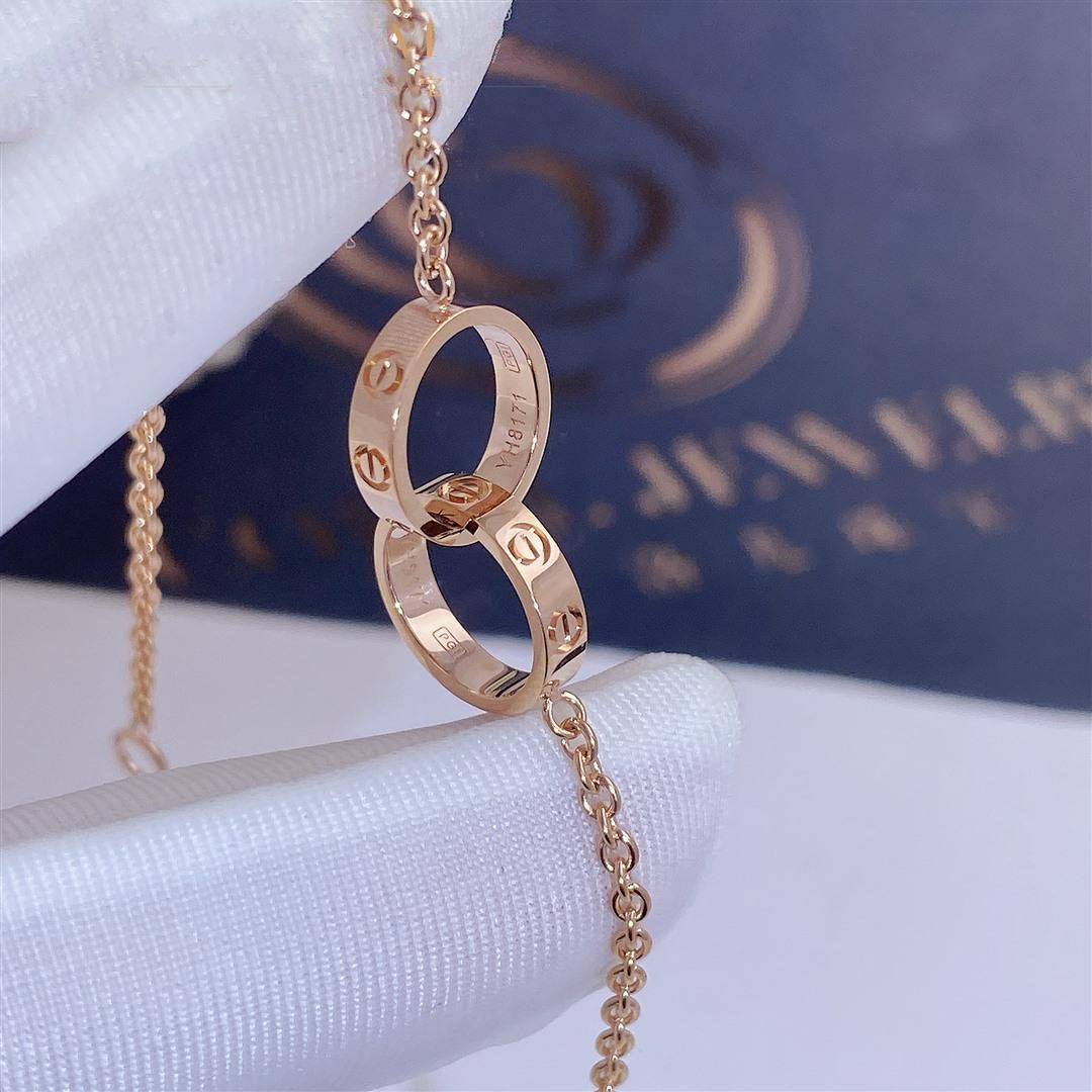 [Raffine]LOVE BRACELET DOUBLE RING