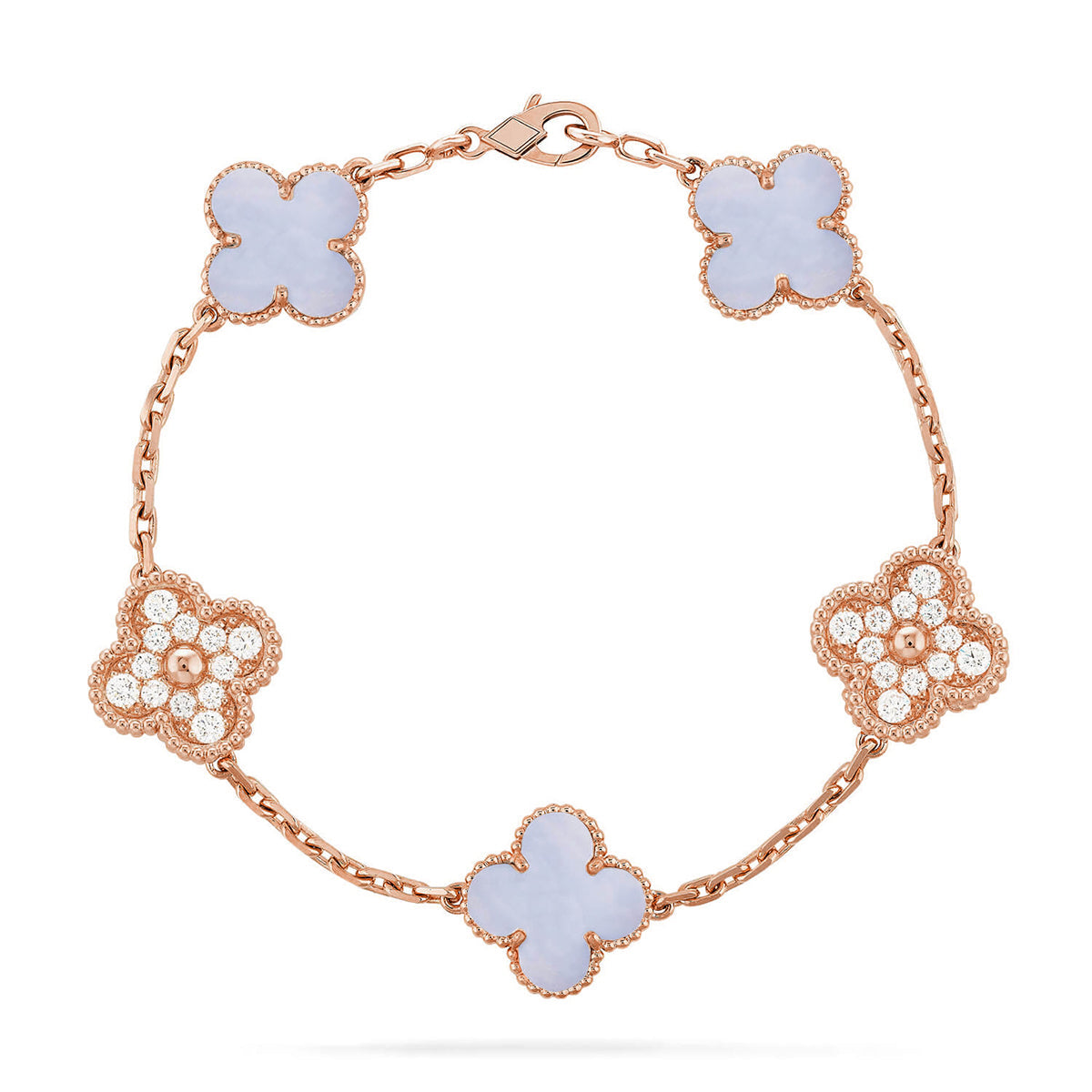 [Raffine] CLOVER 5 MOTIV LILA CHALZEDON ARMBAND KOLLEKTION