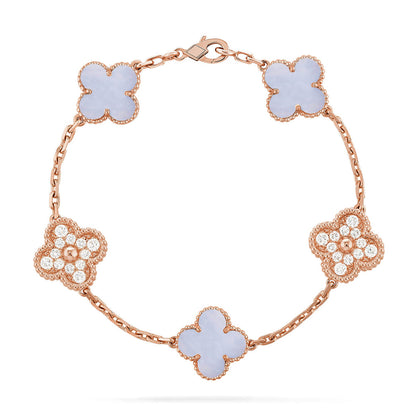 [Raffine] CLOVER 5 MOTIV LILA CHALZEDON ARMBAND KOLLEKTION