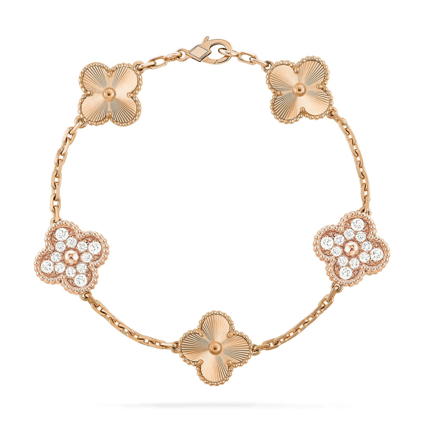 [Raffine] مجموعة سوار CLOVER 5 MOTIF LASER