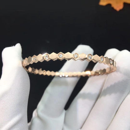 [Raffine]BEE LOVE PINK GOLD DIAMOND BRACELET