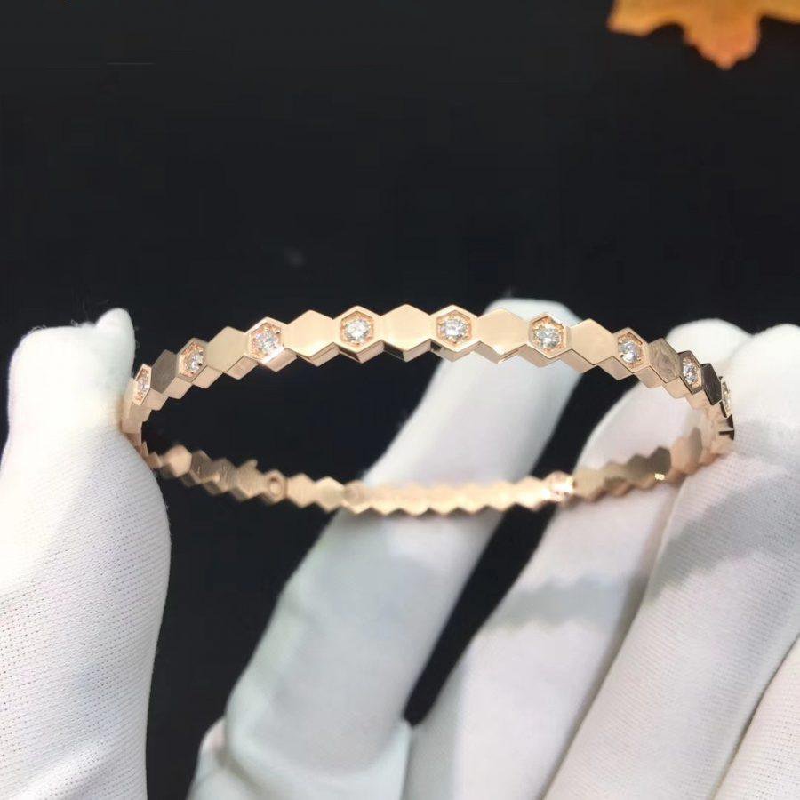 [Raffine]BEE LOVE PINK GOLD DIAMOND BRACELET