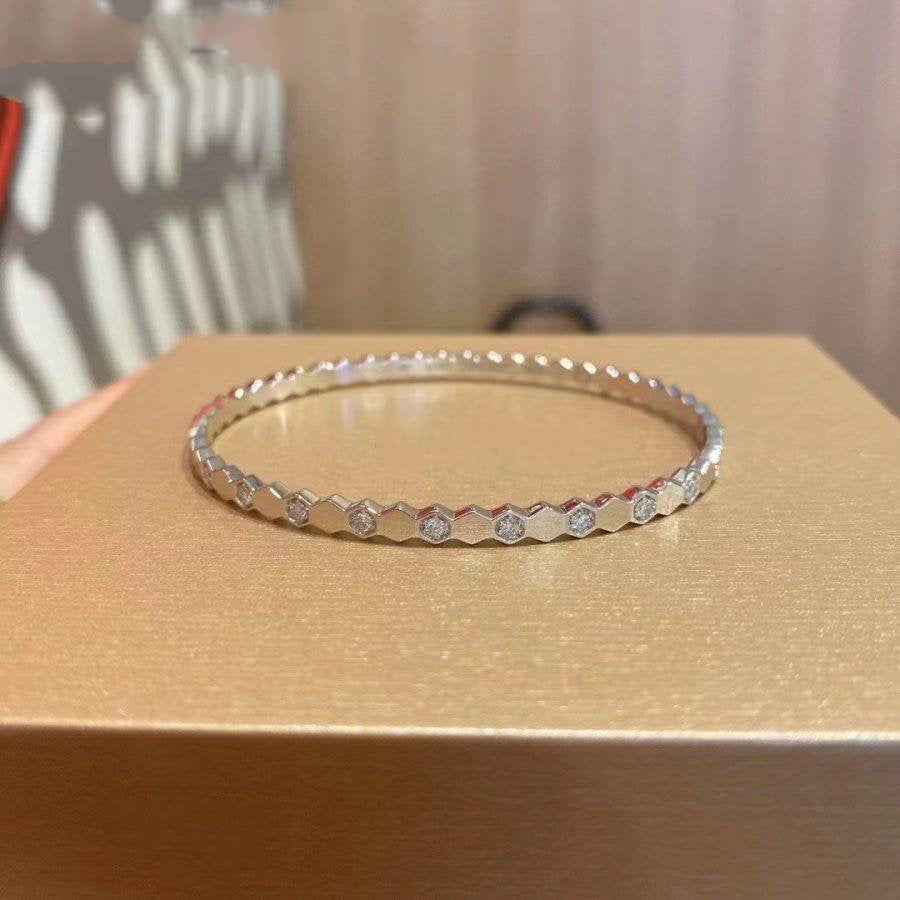 [Raffine]BEE LOVE SILVER DIAMOND BRACELET