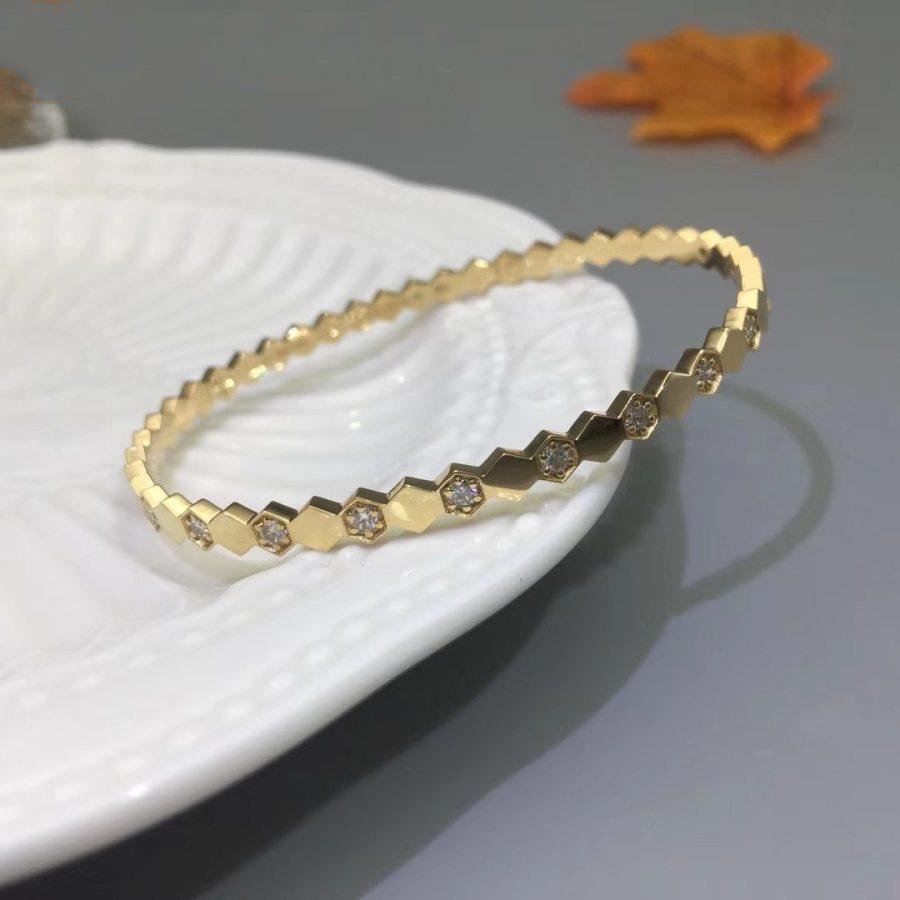 [Raffine]BEE LOVE GOLD DIAMOND BRACELET