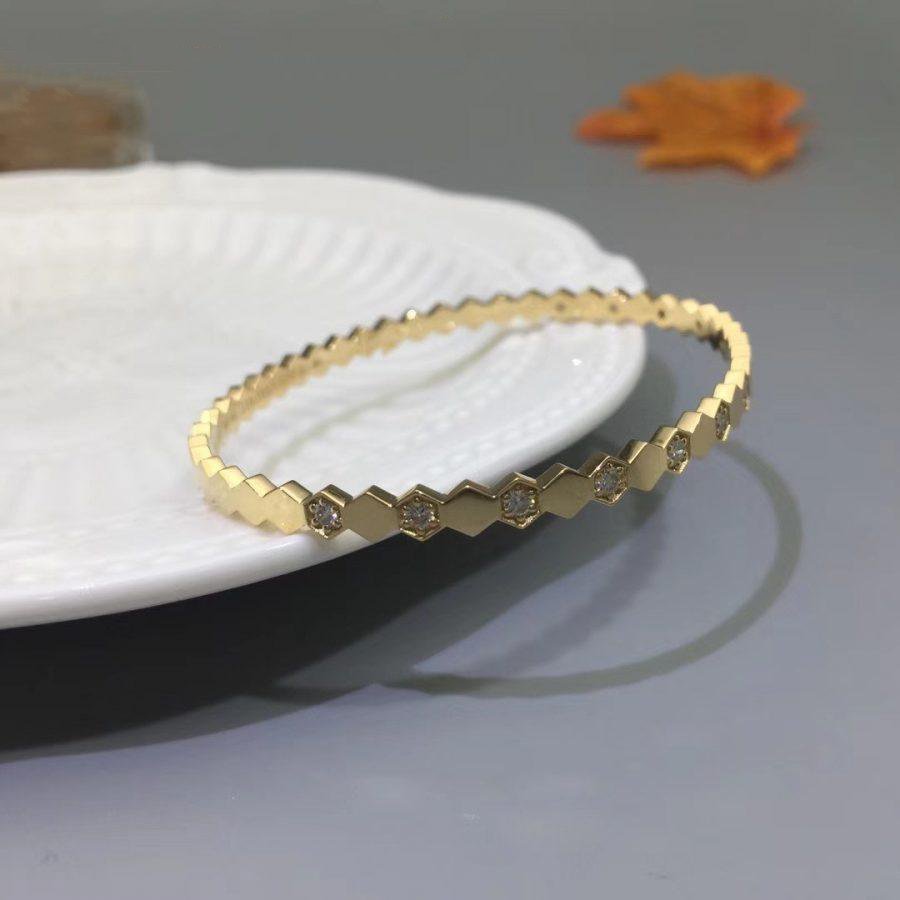 [Raffine]BEE LOVE GOLD DIAMOND BRACELET