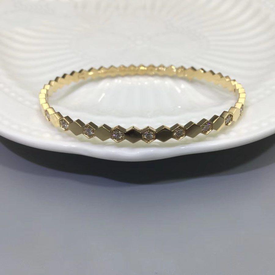 [Raffine]BEE LOVE GOLD DIAMOND BRACELET