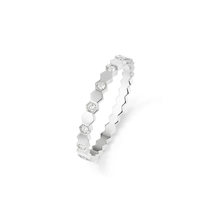 [Raffine] ANILLO BEE LOVE PLATA DIAMANTE