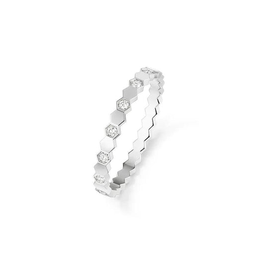 [Raffine] ANILLO BEE LOVE PLATA DIAMANTE