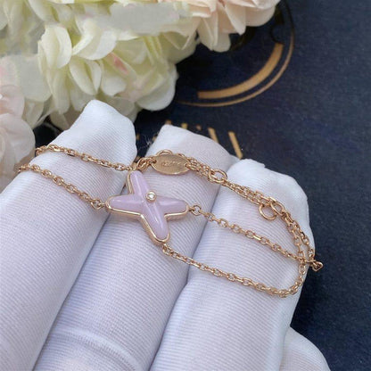 [Raffine]JEUX BRACELET PINK MOP PINK GOLD 1 DIAMOND