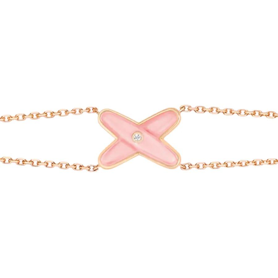 [Raffine]JEUX BRACELET PINK MOP PINK GOLD 1 DIAMOND