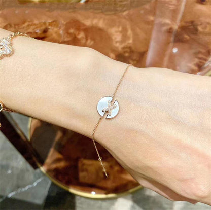 [Raffine]JEUX DE BRACELET MOP PINK GOLD DIAMONDS