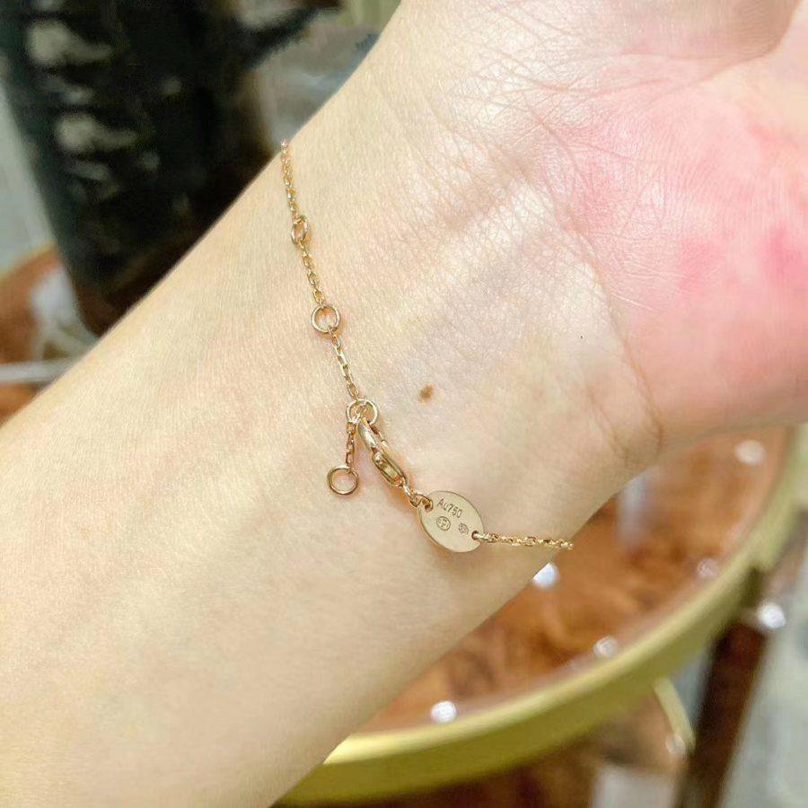 [Raffine]JEUX DE BRACELET MOP PINK GOLD DIAMONDS