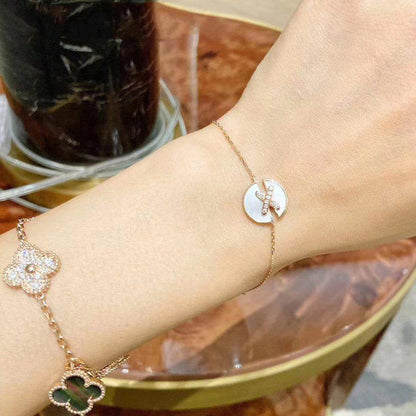 [Raffine]JEUX DE BRACELET MOP PINK GOLD DIAMONDS