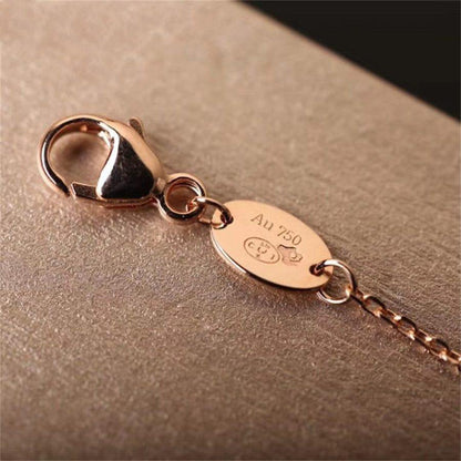 [Raffine]Hollow Design Four-Leaf Clover Flower Shape Ring