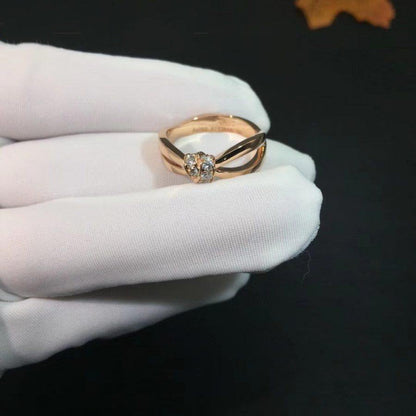 [Raffine]LIENS RING PINK GOLD DIAMOND