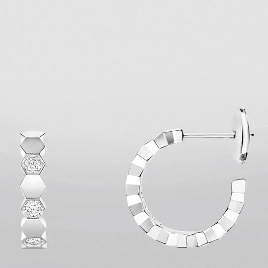 [Raffine]Hollow Design Four-Leaf Clover Flower Shape Ring
