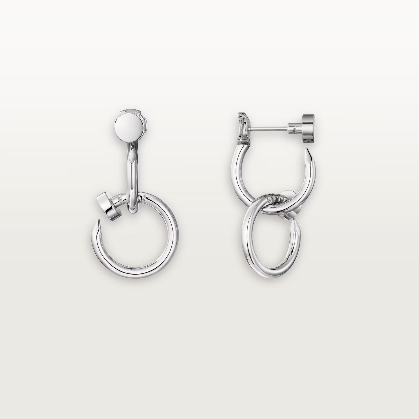[Raffine]JUSTE NO DIAMOND DOUBLE EARRINGS