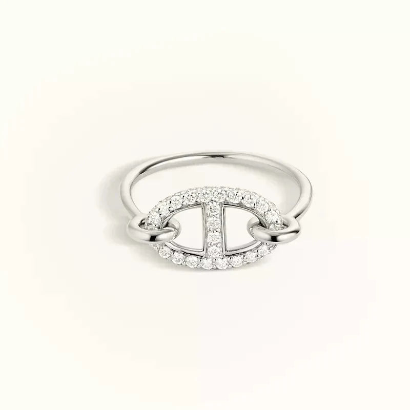 [Raffine]RONDE SMALL SILVER DIAMOND RING