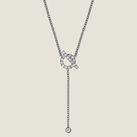 [Raffine]FINESSE SILVER DIAMOND NECKLACE