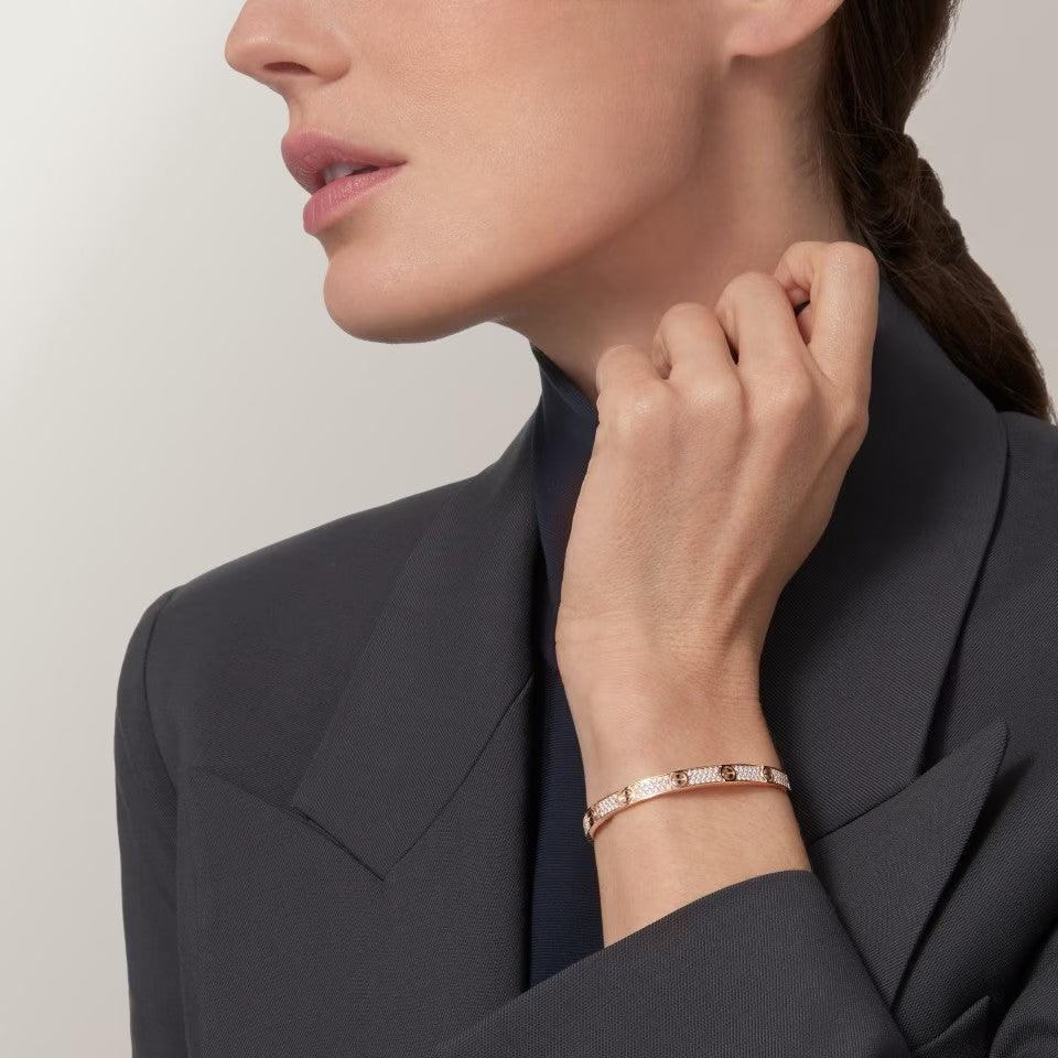 [Raffine]LOVE BRACELET 4.8MM DIAMOND-PAVED
