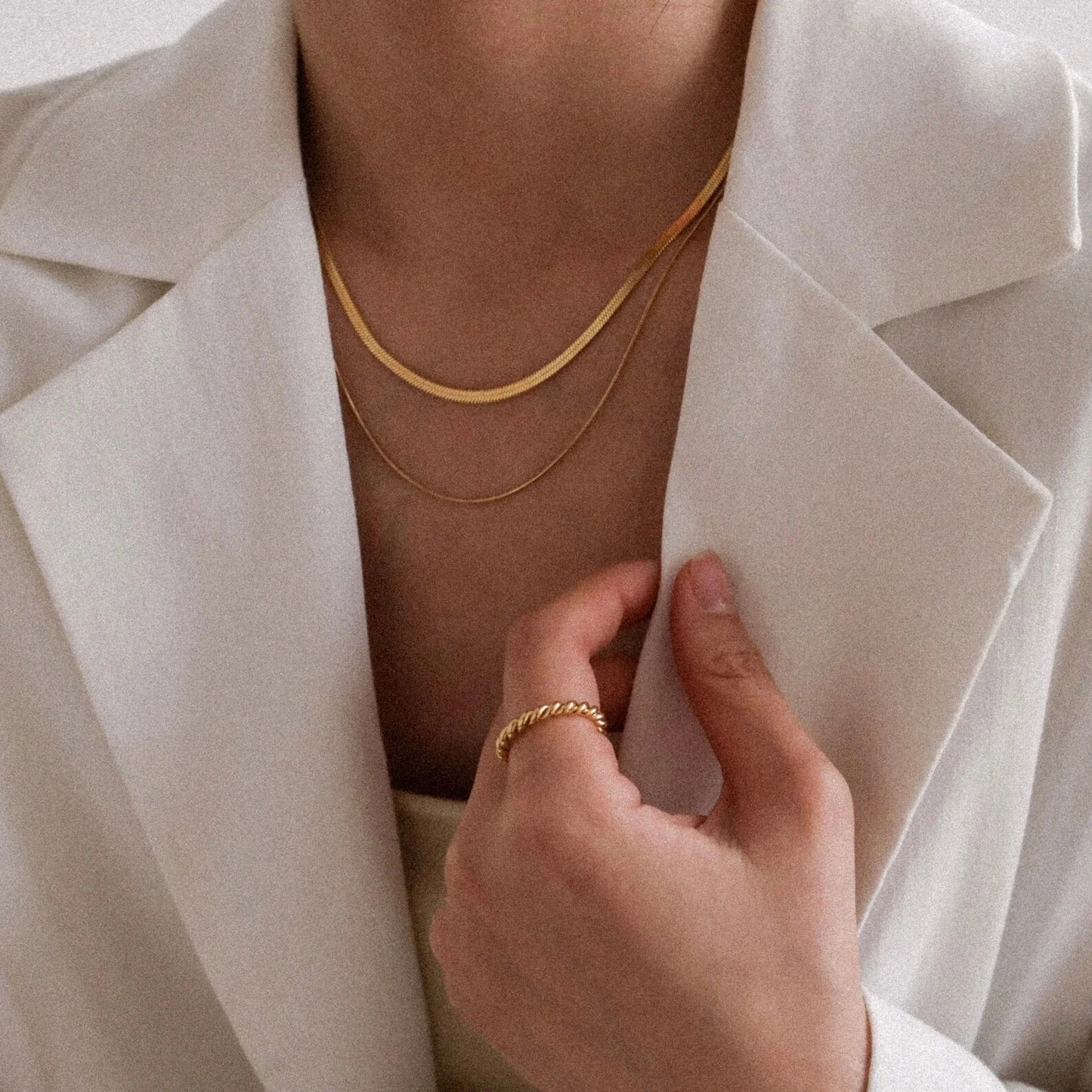 [Raffine]Melody Gold Twist Ring