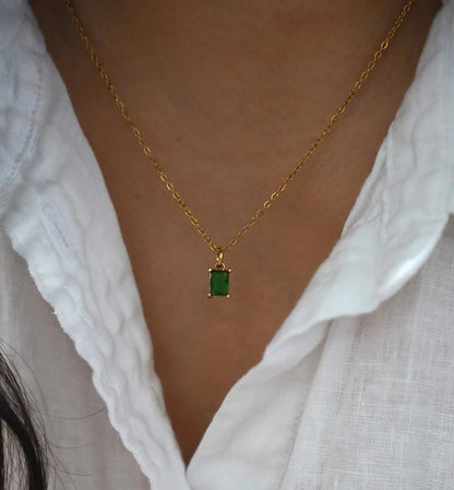 [Raffine]Emi Green Necklace