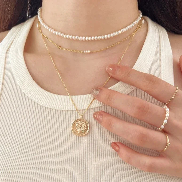 [Raffine]Fiji Pearl Band Ring