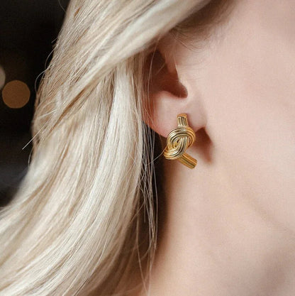 [Raffine]Briony Gold Earrings
