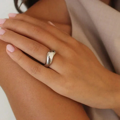 [Raffine]Lana Formless Gold Ring