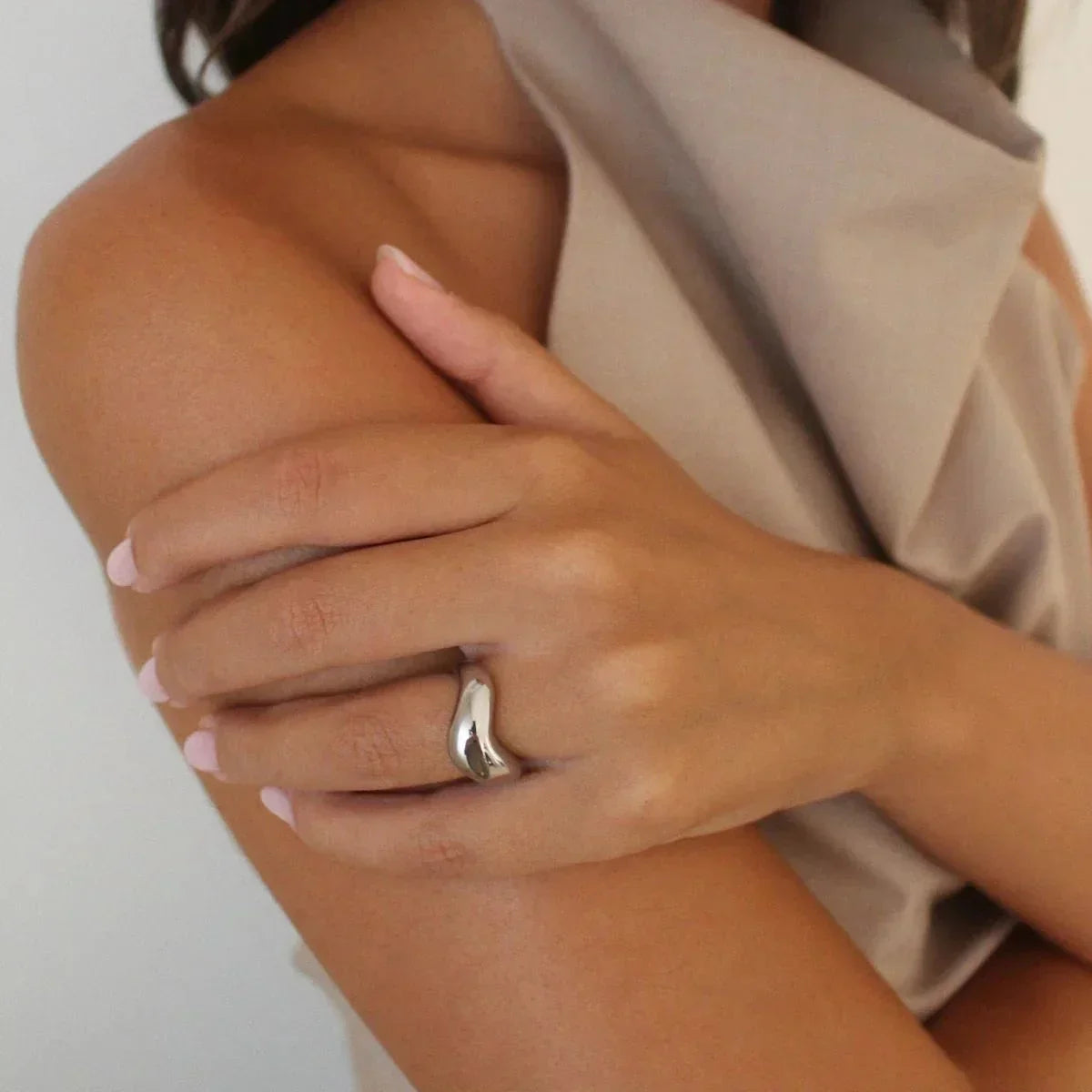 [Raffine]Lana Formless Gold Ring