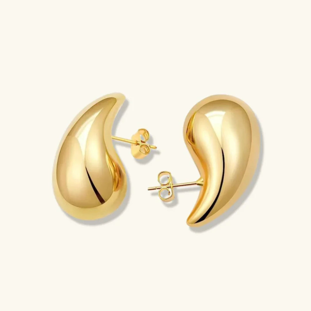 [Raffine]Sandra Teardrop Gold Earrings