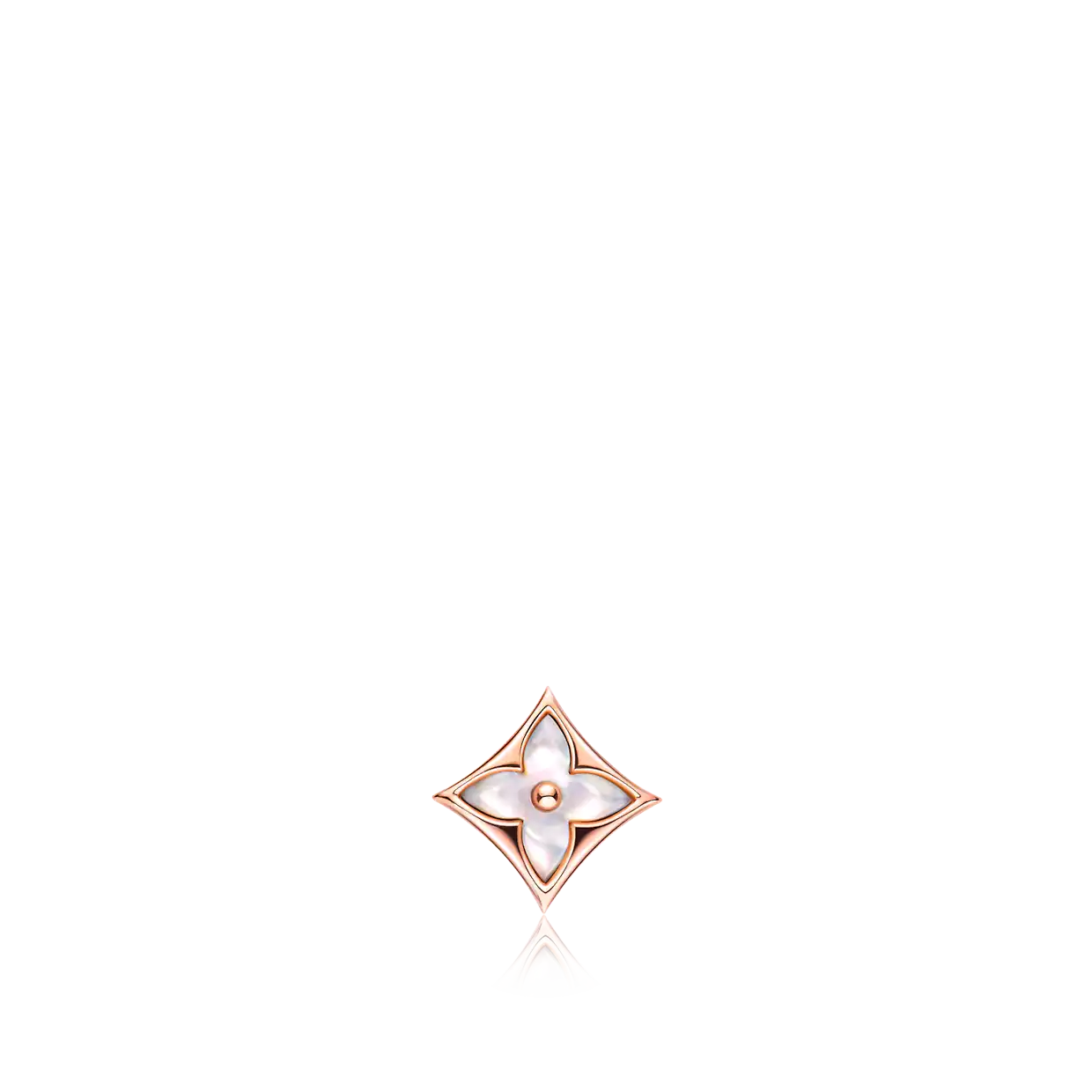 [Raffine]STAR MOP PINK GOLD EARRINGS
