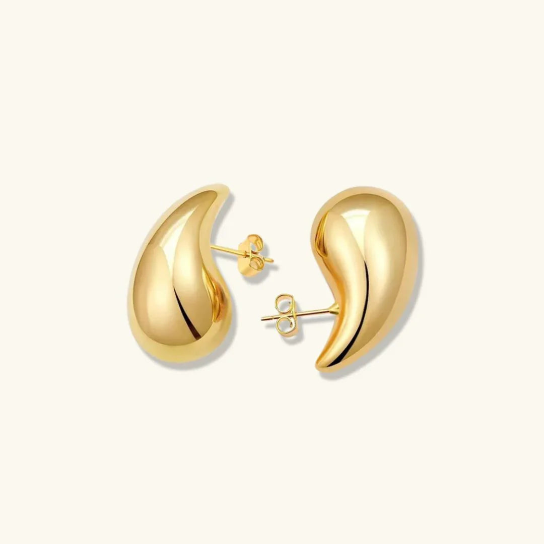 [Raffine]Sandra Teardrop Gold Earrings