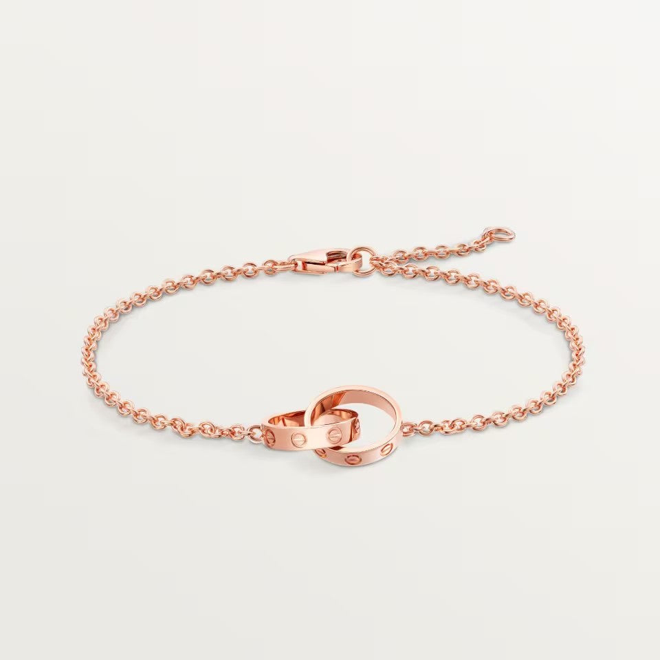 [Raffine]LOVE BRACELET DOUBLE RING