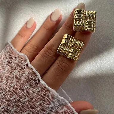 [Raffine]Cindy Gold Earrings