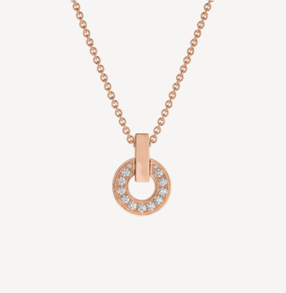 [Raffine]GARI NECKLACE PINK GOLD DIAMOND
