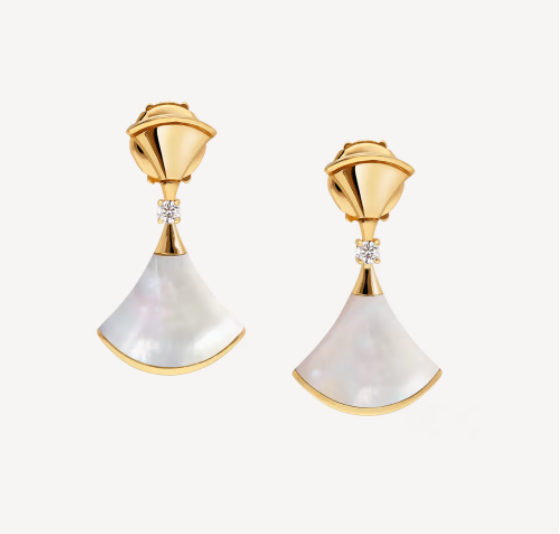 [Raffine]DREAM MOP 1 DIAMOND EARRINGS