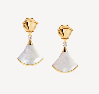 [Raffine]DREAM MOP 1 DIAMOND EARRINGS